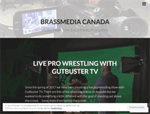 Tablet Screenshot of brassmedia.ca